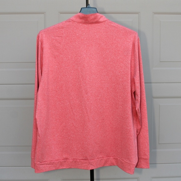 Men's Matte Grey Hightower Half Zip Red Jacket XL - Picture 2 of 4